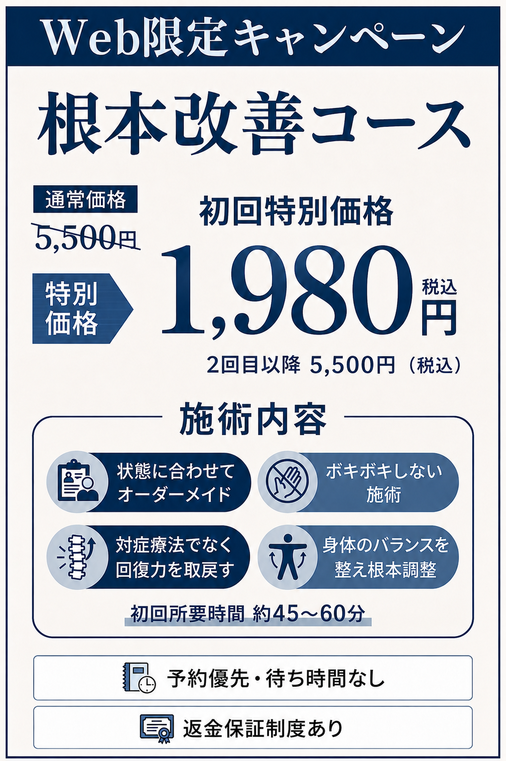 身体の機能を正常に戻します